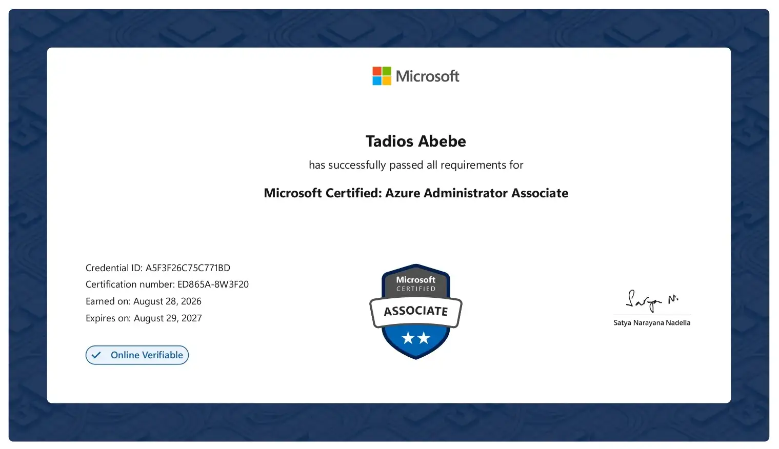 Azure Administrator Associate